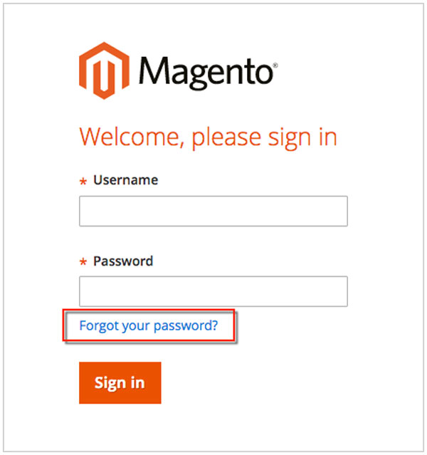 Magento 2 admin password