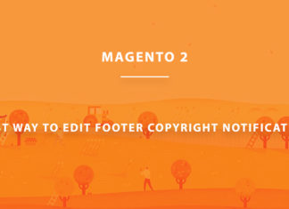 2. magento 2 copyright text feature