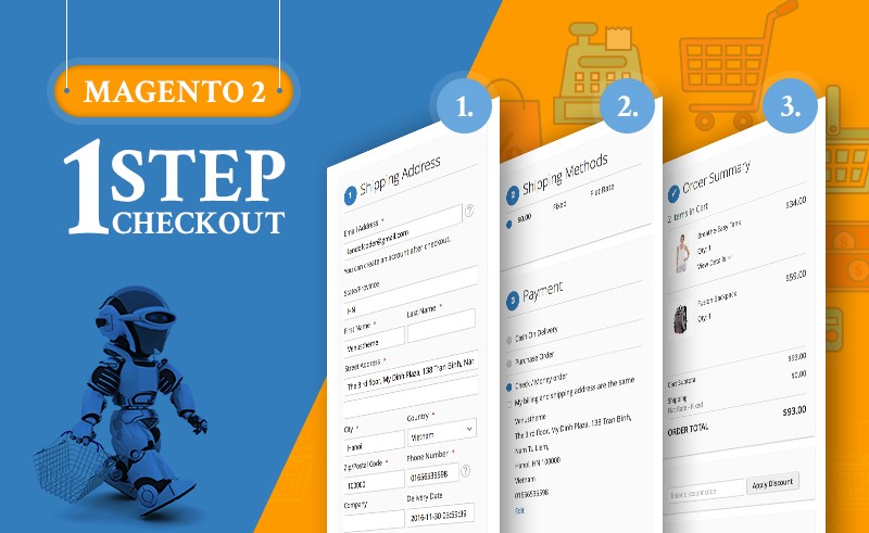 Magento 2 one step checkout extension