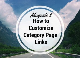 customize Magento 2 Category Page Links