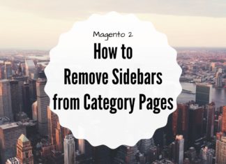 remove sidebars magento 2 category pages