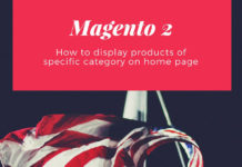 Magento-2 display products of specific category on home page