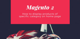 Magento-2 display products of specific category on home page