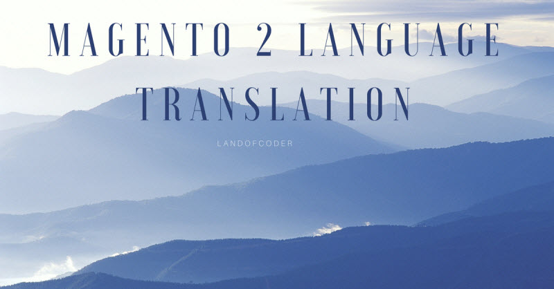 magento 2 language translation