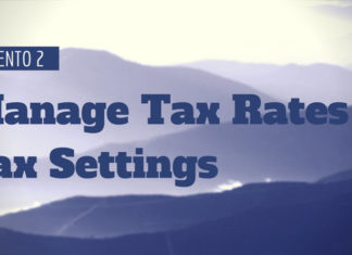 manage tax rate magento 2