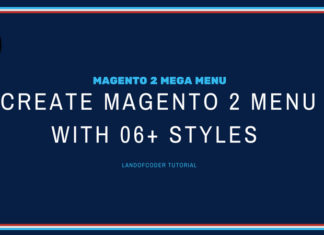 create magento 2 menu with 06 style