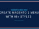 create magento 2 menu with 06 style