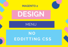 style magento 2 menu without editting css file