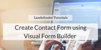 create contact form