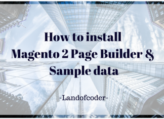 install Magento 2 Page Buidler & Sample data1