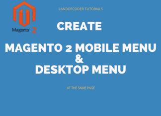 create magento 2 mobile menu tutorials landofcoder