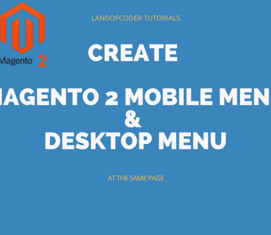 create magento 2 mobile menu tutorials landofcoder