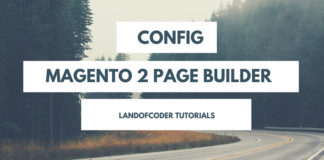 config magento 2 page builder