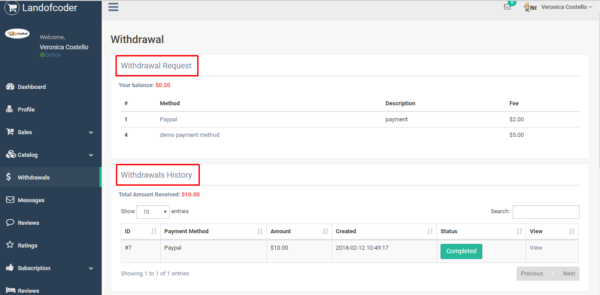 how to manage seller withdrawals in magento 2 marketplace extension