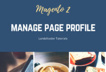 manage magento 2 page profile feature