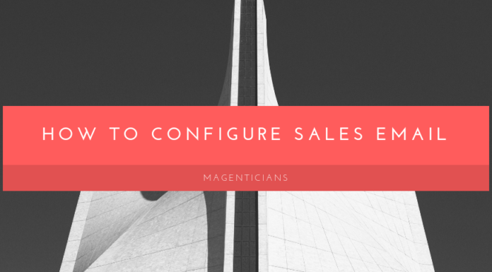 How to Configure sales email
