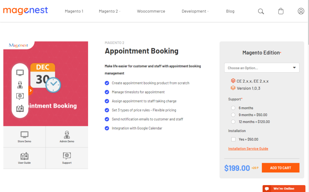 Magento 2 Appointment Booking by Magenest