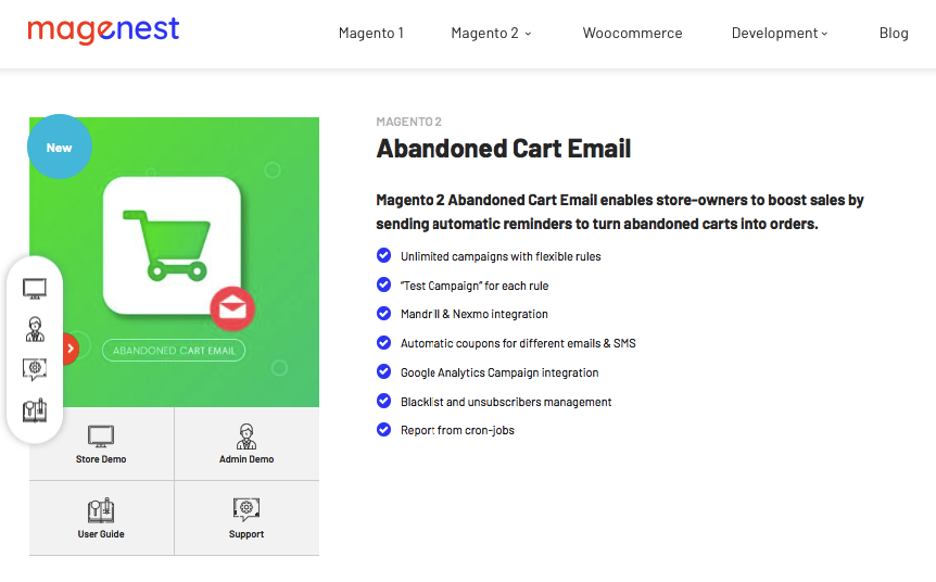 abandoned cart email