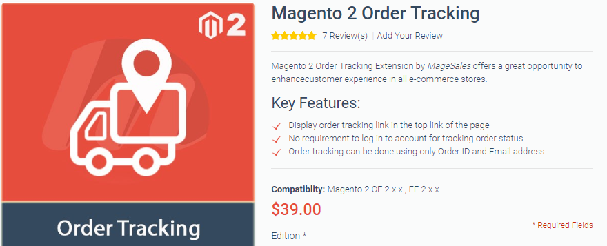 Magento 2 Order tracking extension collection
