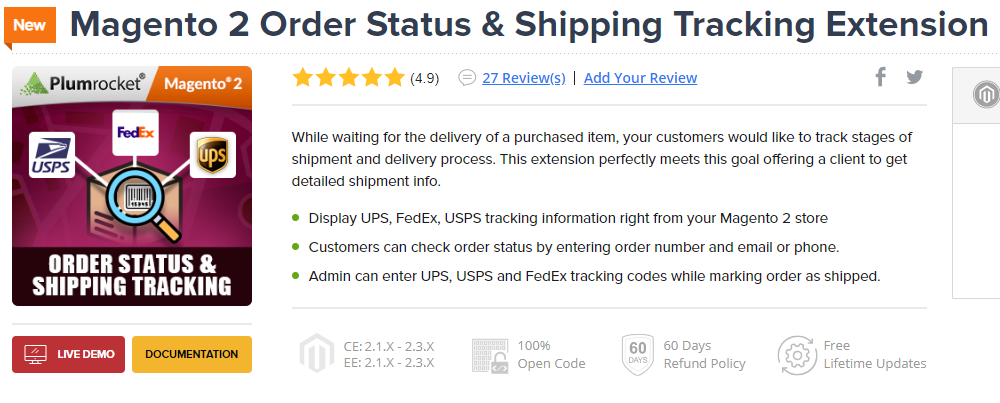 Magento 2 Order status plugin