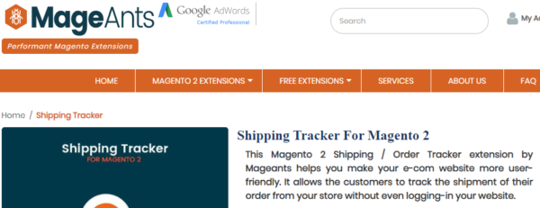 Magento 2 order tracking comparison
