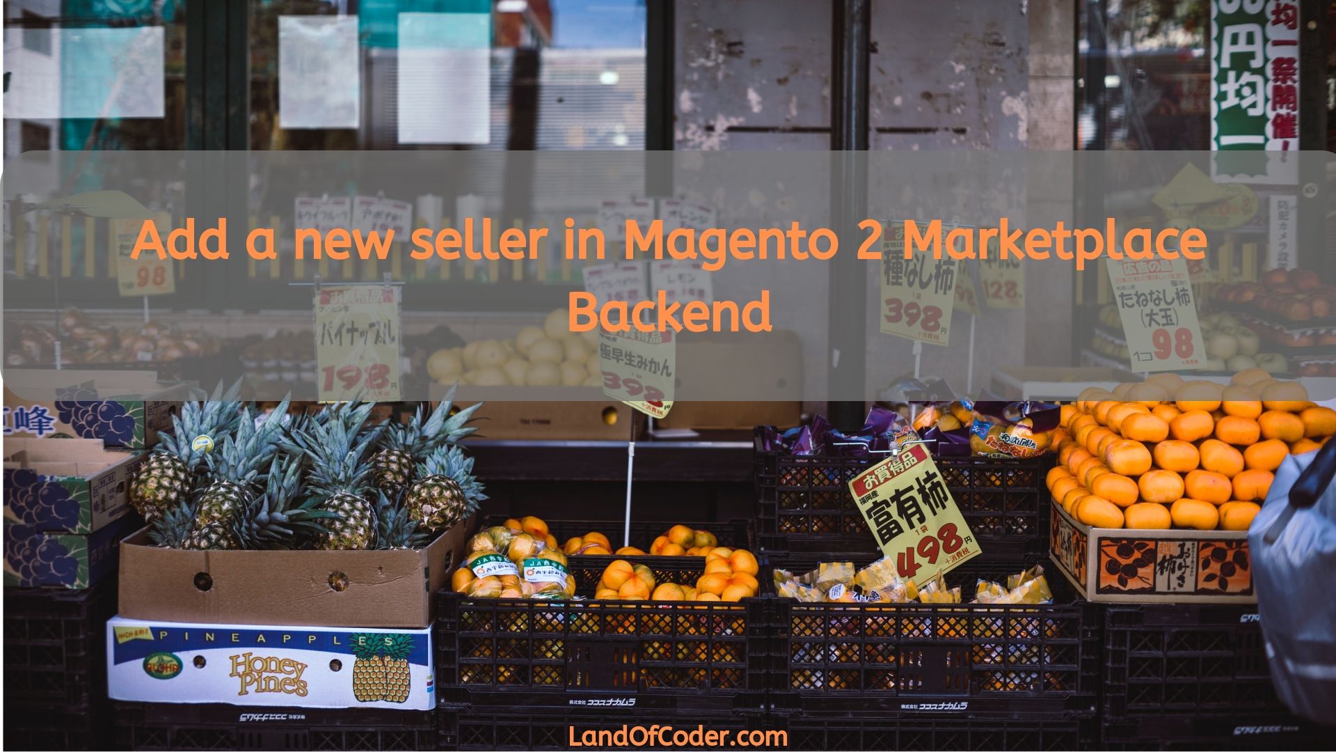 How to add a new seller in Magento 2 Marketplace extension