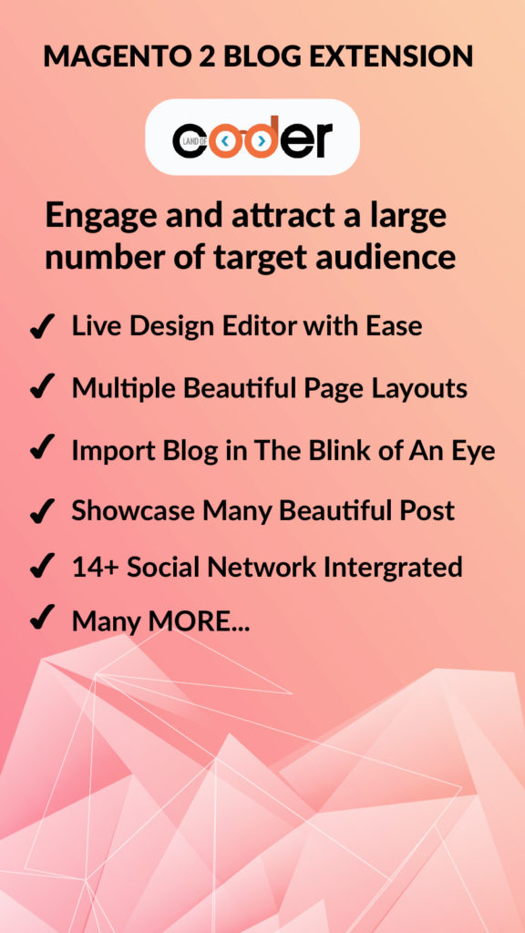 Landofcoder magento 2 blog extension engage and attract a large number of target audience