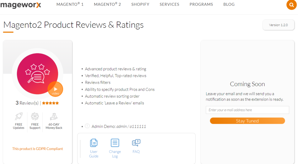 magento 2 product reviews and ratings
