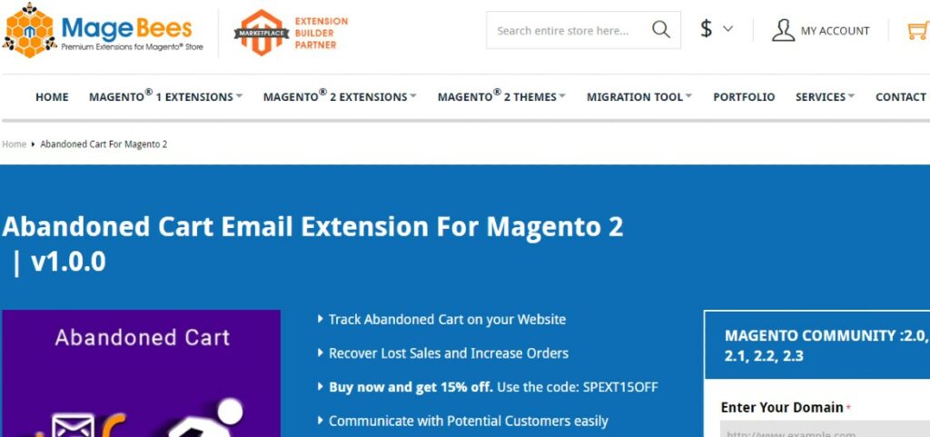 abandoned cart email extension for magenta 2