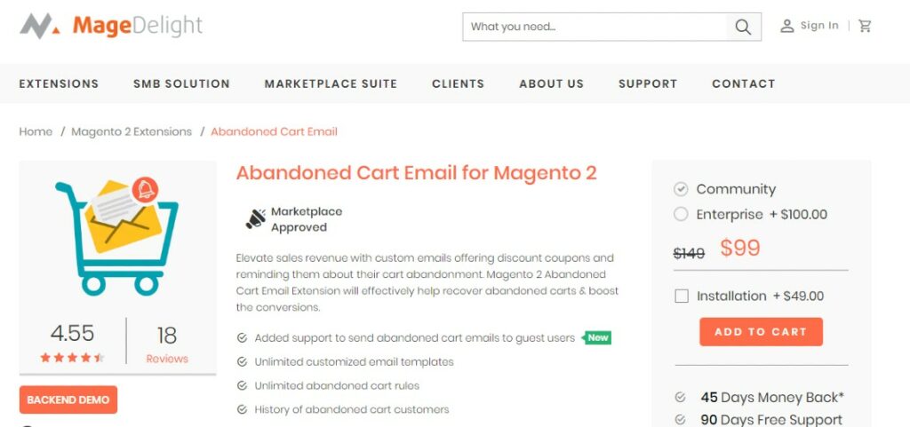 abandoned cart email for magento 2