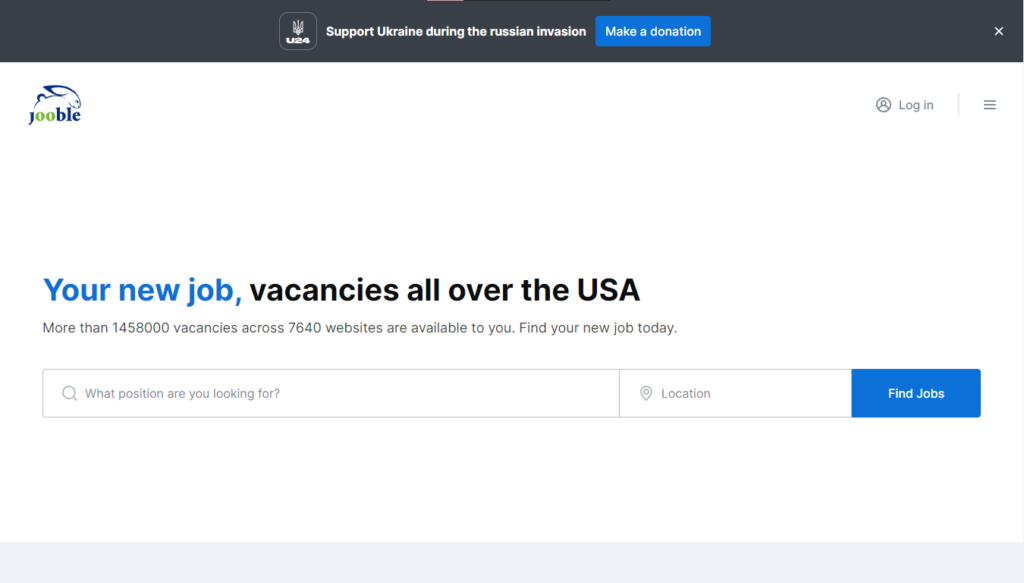 Jooble is one of the best job search websites for web developer