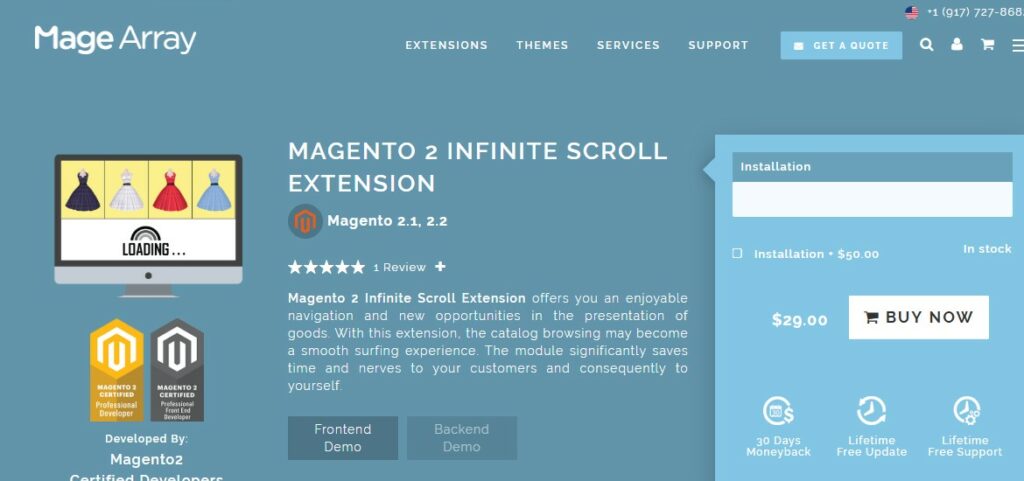 Magento 2 Infinite Scroll Extension | Magearray