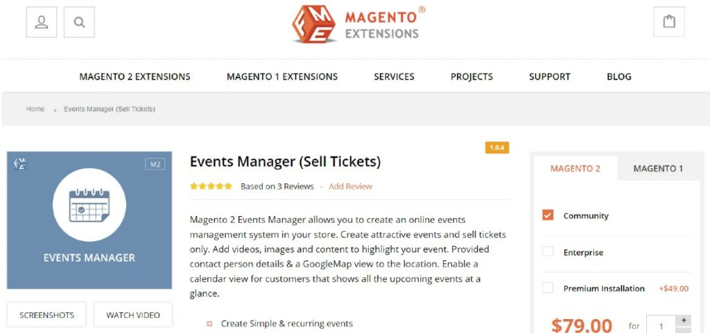 Events Manager (Sell Tickets) FME extensions