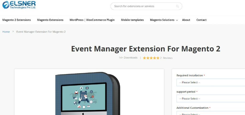 Event Manager Extension For Magento 2 Elsner