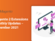 Magento 2 Extensions Monthly Updates – November 2021