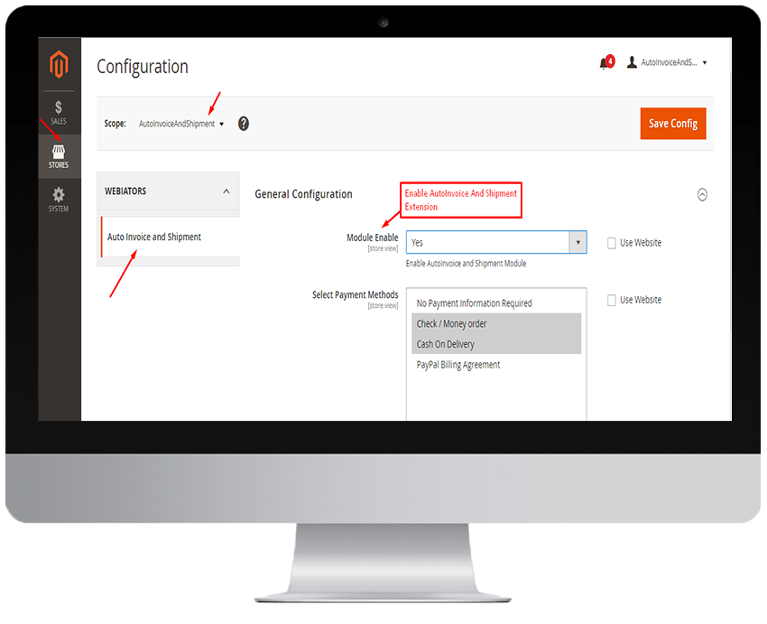 Easy to Configure
Magento 2 Auto Invoice & Shipment