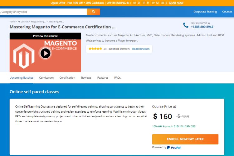 Mastering Magento for E-Commerce Certification Training 