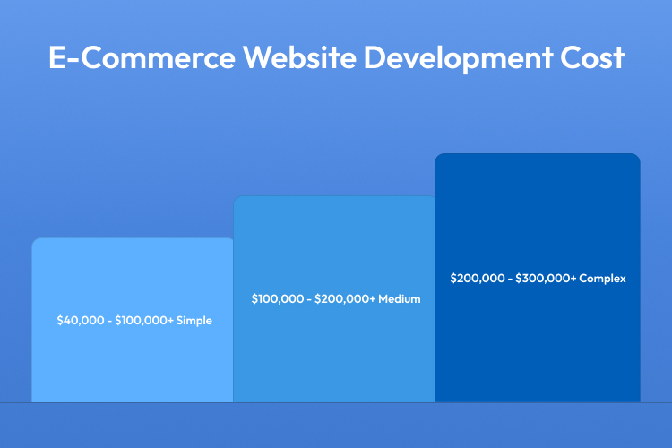 The average of website development cost