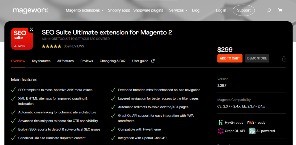 SEO Suite Ultimate Extension for Magento 2