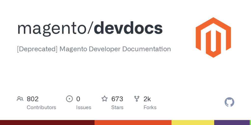 Magento devdocs on GitHub