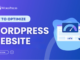 How to optimize your WordPress website