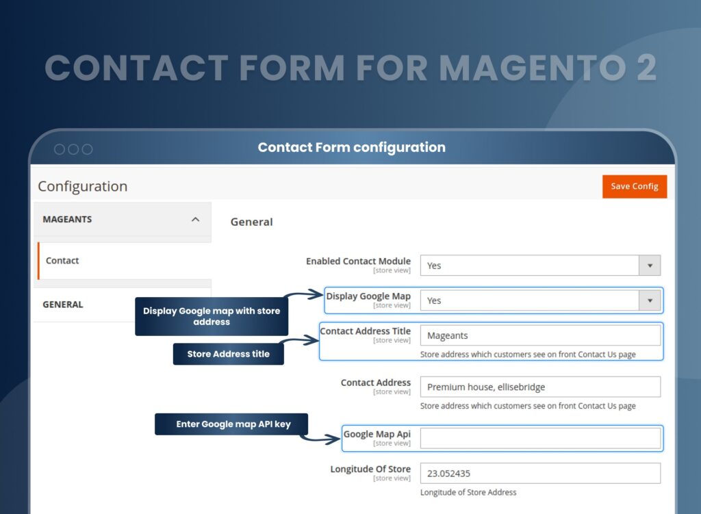 Magento 2 Contact Form by MageAnts