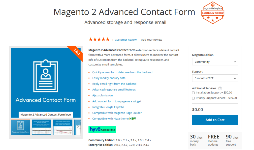 Magento 2 Advanced Contact Form