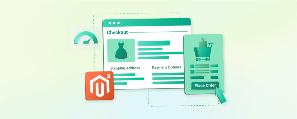 Magento 2 offers the seamless checkout