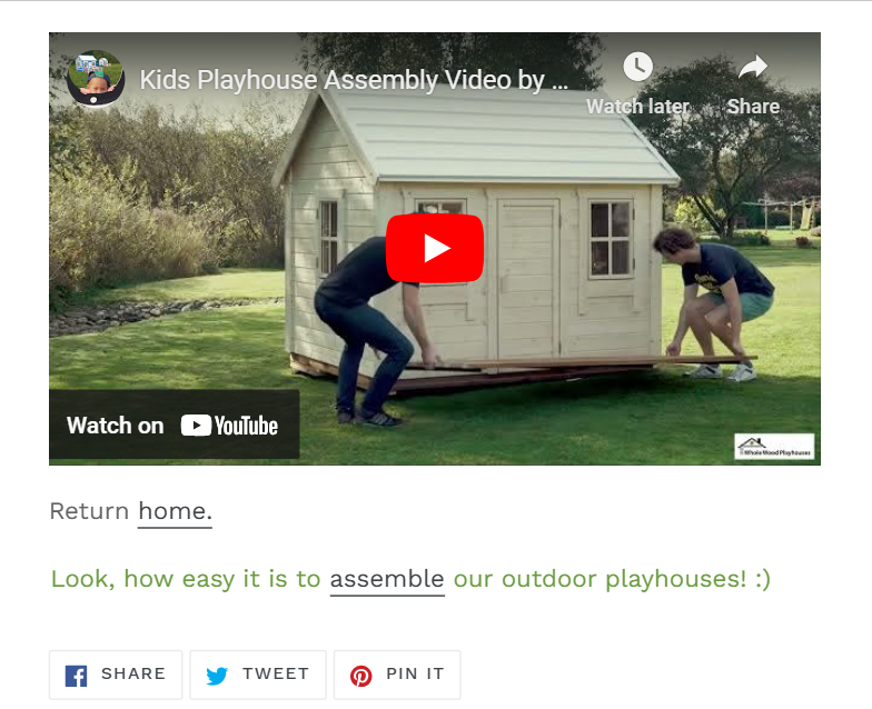 Including explainer videos in the product page could be awesome tips