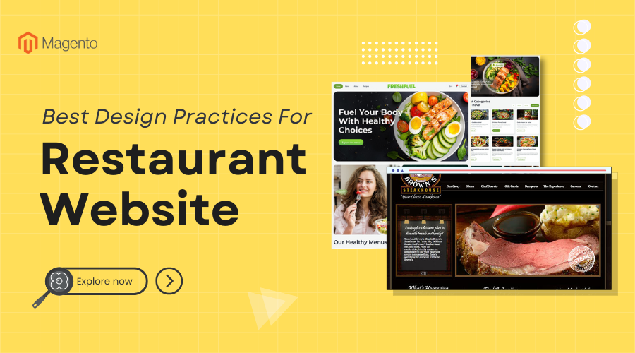 Website design practices for restaurant