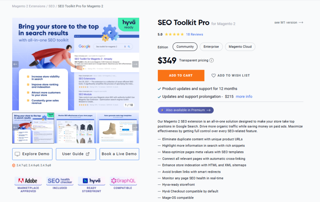 SEO Toolkit PRO by Amasty